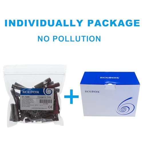 Light-Safe Cryovials 2.0ml, Brown Cryotubes, Bag of 50 - color: Brown, size: 2.0ml