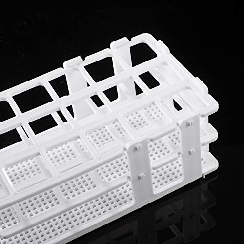 Plastic Lab Tube Rack Storage Stand Holder Detachable for 25mm ID, 24 Holes