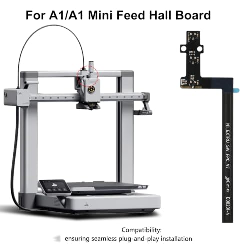 Bamboo A1 Filament Sensor Replacement,Feed Hall Board,Extruder Hot End Filament Monitoring Kit for Bambu Lab A1/A1 Mini 3D Printer Accessories - color: A1/A1MINI Filament Sensor