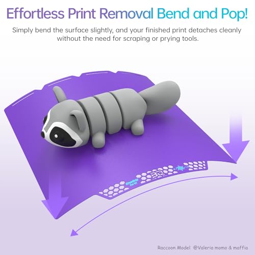 BIQU CryoGrip Pro Glacier Build Plate for Snap-Maker U1 3D Printer - color: Glacier-Purple, size: 276*301MM-U1, style: Glacier