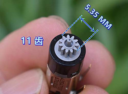 NW 5pcs 3V Micro Planetary Reducer Motor High Torque DC Motor DIY Robot Gearbox Motor (9161C)