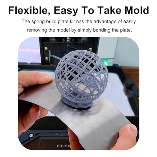 1PCS Photon Mono M7 Max Flex Build Plate, Spring Steel Flexible Plate Flex Bed and Magnetic Base Platform for Anycubic Photon Mono M7 Max Resin 3D Printer - size: M7 Max