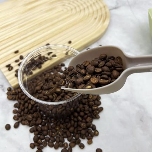 Ice Scoop Set of 4, Plastic Kitchen Scoops for Canisters, Flour, Dry Foods, Candy, Pop Corn, Coffee Beans and Pet Food