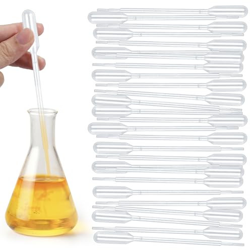 120Pcs 1ml Plastic Transfer Pipettes Dropper - size: 1ml