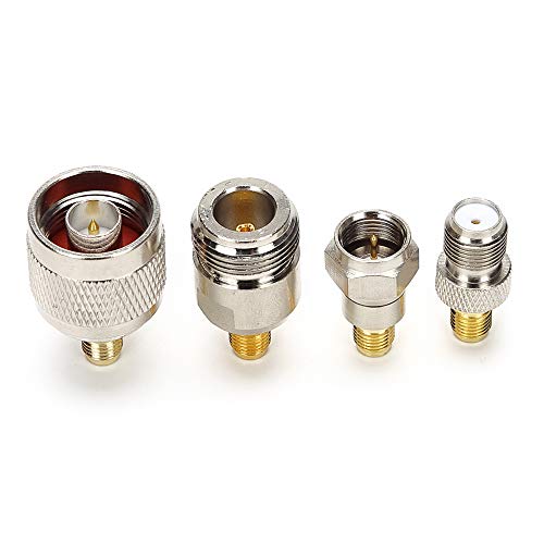 SMA Connector Kit in Adapter Standard SMA/BNC/UHF/N/F Male to Female Cable Connector Converter Converter Pack of 16