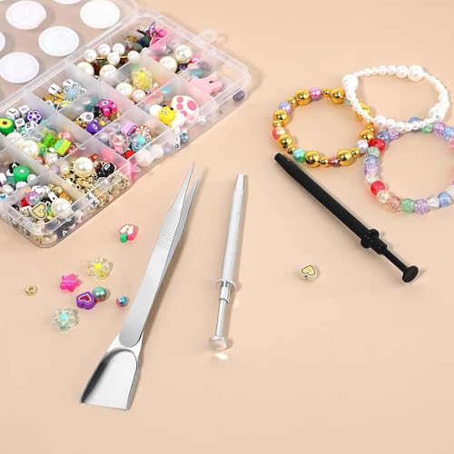3-Piece Precision Pick-Up Tool Set: Stainless Steel 4-Claw Grabber & Spatula Tweezer for Jewelry, Piercing Balls, IC Chips, Electronics, and Cake Decorating (3)