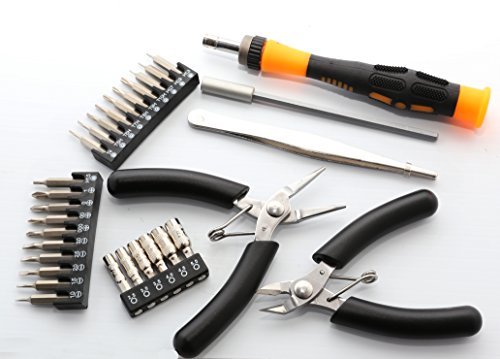 Syba 32 Piece Hobby Tool Kit Housed in a Black Slim Handsome Fold-out Case (SY-ACC65049)