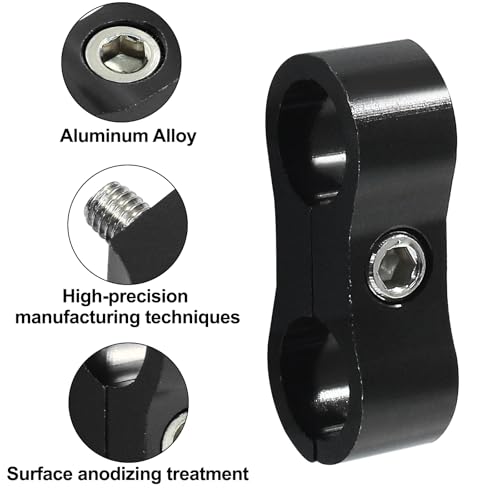 8 Pcs 6AN Hose Separator Clamp