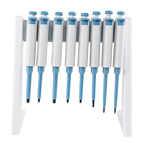 ONiLAB Linear Pipette Rack, Laboratory Pipettor Holder for 8 Pipettes - style: Linear