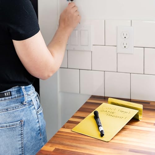 Three by Three Seattle 5.5"x9" Dry Erase to-Do List Board, 2-Pack (Golden) - color: Golden, size: 2 Pack