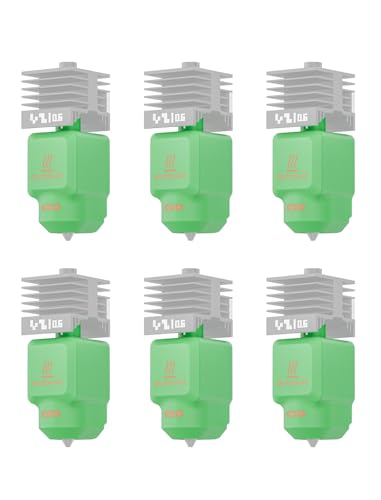 6 Pcs Silicone Socks for Bambu-Lab P2S Hotend Print Head,High Temperature & Durable Silicone Cover 3D Printer Accessories Parts Protecting Extruder & Nozzle - color: 6Pcs Silicone Socks