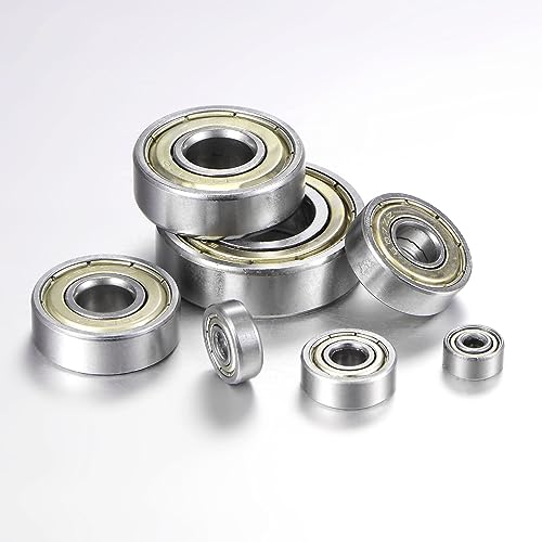 uxcell R188ZZ Deep Groove Ball Bearing, 20pcs 1/4" x 1/2" x 3/16" Chrome Steel Z1 Double Steel Shielded Bearing - size: 1/4" x 1/2" x 3/16"