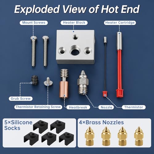 Sprite Extruder Upgrade Heater Block Kit 300℃ High Temperature