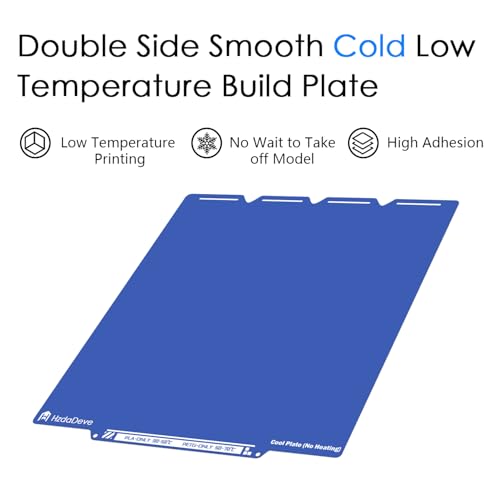 Cool Plate for Snapmaker U1 Build Plate Low Temperature PEI Sheet 276X293mm - size: For Snapmaker U1, style: Smooth