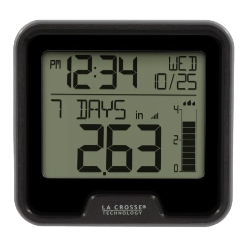 La Crosse Technology 724-1409 Wireless Rain Station , Black