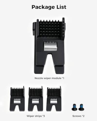Creality Official K2/K2 Pro Nozzle Wiper Module, with 3PCS Mouth Wiper Strips, K2/K2 Pro Combo Original Replaceable Accessories for Nozzle Cleaning - style: K2/K2Pro Nozzle Wiper