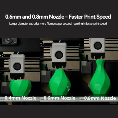 Bamboo Lab H2D,H2S,X2D,P2S Hotend Kit, Hardened Steel 0.6mm Nozzle - size: H2 hotend 0.6mm hardened