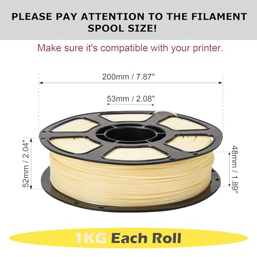 6 Pack PLA+ 3D Printer Filament Bundle, 6KG PLA Plus Set 1.75mm - color: Plus Blue+lake Blue+pink+eggshell Yellow+brown+skin