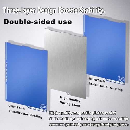 Cold Texture PEI Build Plate for Anycubic Anycubic Kobra 3/3 V2 - size: 256x268mm