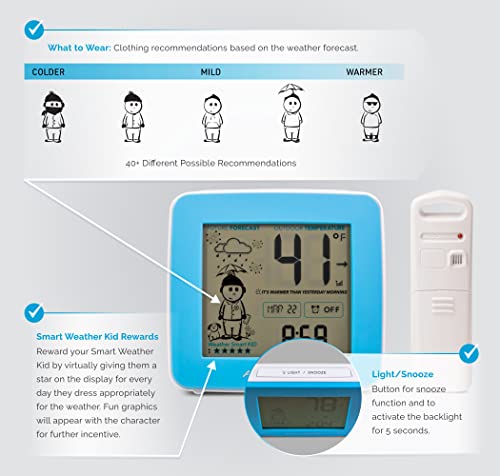 AcuRite (00777) What-to-Wear Weather Station with Alarm Clock - size: (Pack of 1)