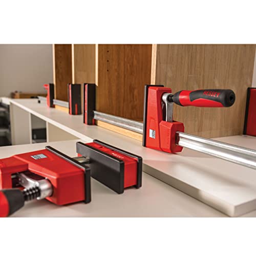 BESSEY KRE3531, 31 In., Parallel Clamp, K Body REVO Series - 1700 lbs Nominal Clamping Force , Spreader, and Woodworking Accessories - Clamps and Tools for Woodworking, Cabinetry, Case Work - size: Parallel 31 in.