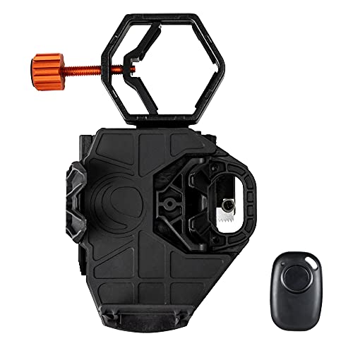 Celestron - NexGo DX Kit - Universal Smartphone Adapter - Digiscoping Smartphone Adapter - Bonus Bluetooth Shutter Release Remote & 1.25" Moon Filter