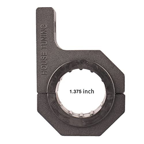HOUSE TUNING Bar Clamps 1.375 inch -2Pack,Tube Clamps Bracket 1 3/8" for Light Bar Mount - size: 1.375"