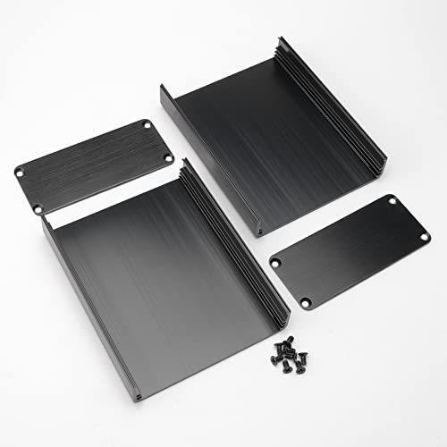 Aluminum Junction Box 110x88x38mm for DIY Electronics - size: 4.33x3.46x1.5 inch(LHW)