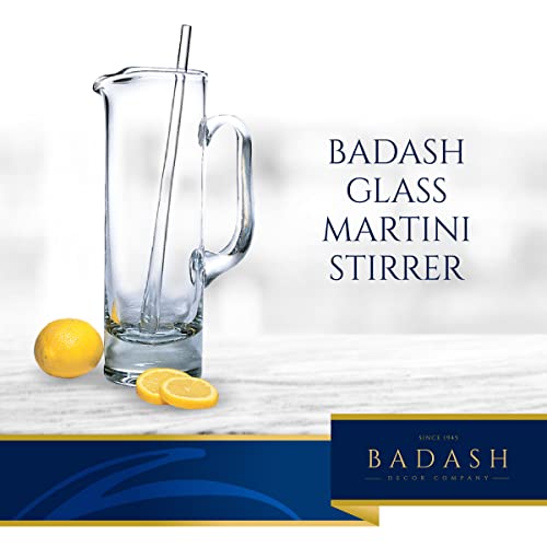 Badash - European Mouth Blown Premium Crystal 12" Martini Stirrer