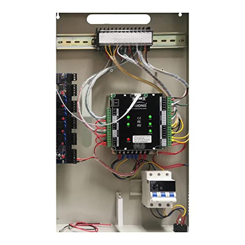 Visionis 2 Door Network Access Control Panel, TCP/IP, Fire Alarm, Cabinet - size: 2 Door Panel