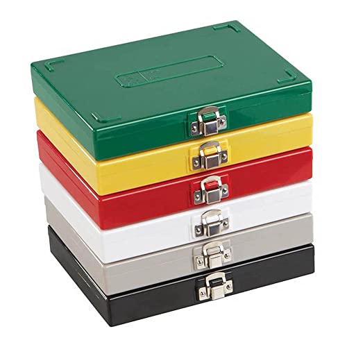 Heathrow Scientific HS15994D Premium Microscope Slide Box, 100-Place, Cork, ABS, Yellow - color: Yellow