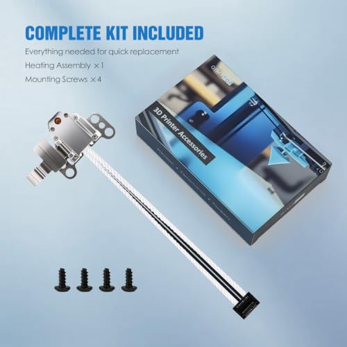 Heating Assembly Kit for Flashforge Adventurer 5X / AD5X, Ceramic Heating Element Replacement with Integrated Heating Assembly, 3D Printer Accessories - color: Heating Assembly