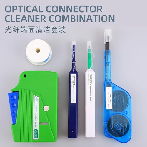 Fiber Optic Cleaning Kit Equipped with Cleaning Box Replacement core 1.25MM/2.5MM/MPO Cleaning Pens for SC/LC/FC Connections - size: 1PCS, style: Cleaning kit No.2