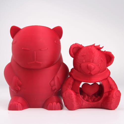 eSUN PLA Basic Filament 1.75mm Fire Engine Red, 1KG Spool (2.2 LBS) - color: 1.fire Engine Red, size: 1KG