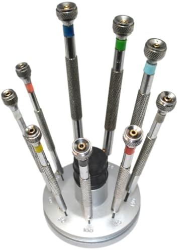 Budget Mini Screwdriver Set in a Fixed Stand