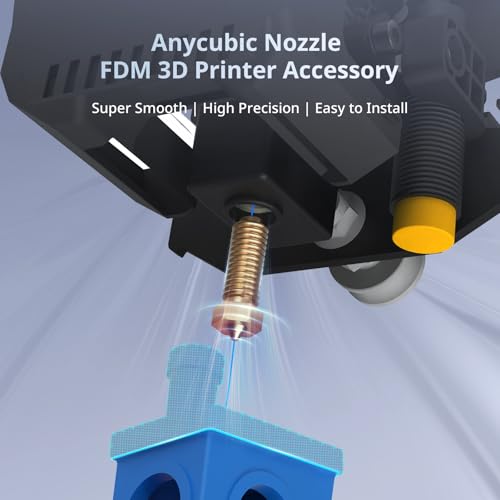 Anycubic 3D Printer Nozzle 0.4 mm for Anycubic Kobra 2 Series (5 Pcs)