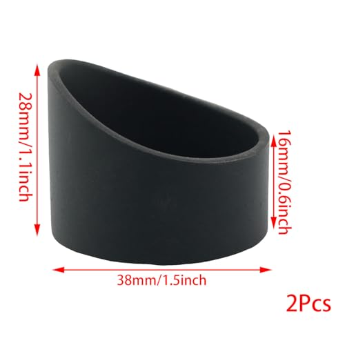 2PCS Binocular Eye Cups Rubber Microscope Eyepiece Binocular Eye Cups Replacement Binocular Rubber Eyepiece Eye Guards Cups Shield