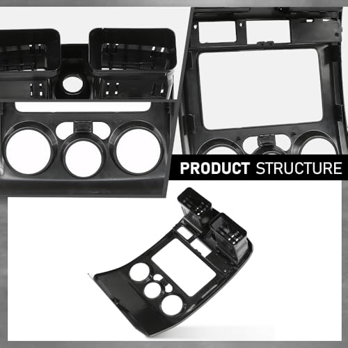 Radio Dash Bezel Trim Panel, Cover, Black - color: Black, size: Colorado/Canyon 2004-2012
