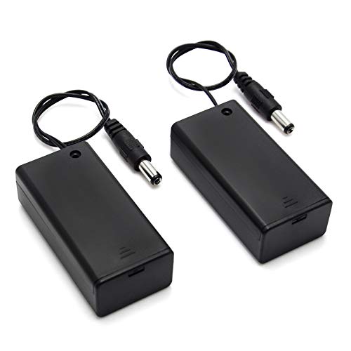 Gikfun 9v Battery Holder with ON/Off Switch for Arduino (Pack of 2PCS) EK2107x2