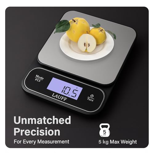 LAUFF Digital Food Scale - Kitchen Scales Measures in Grams and Ounces