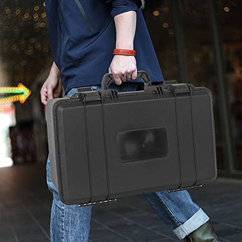 TORIBIO Hard Carrying Case with Foam Shockproof Storage 17"x10.3"x5.5" - size: 17" x 10.3" x 5.5"