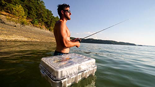 Flambeau Outdoors Waterproof Satchel 3000 Glide Trays, Gray, No Bottom Cage - size: 3000 Series, style: Standard