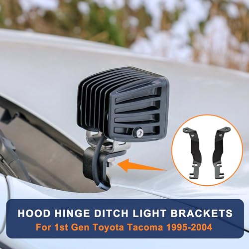 Ditch Light Brackets - size: For 1995-2004 Toyota Tacoma