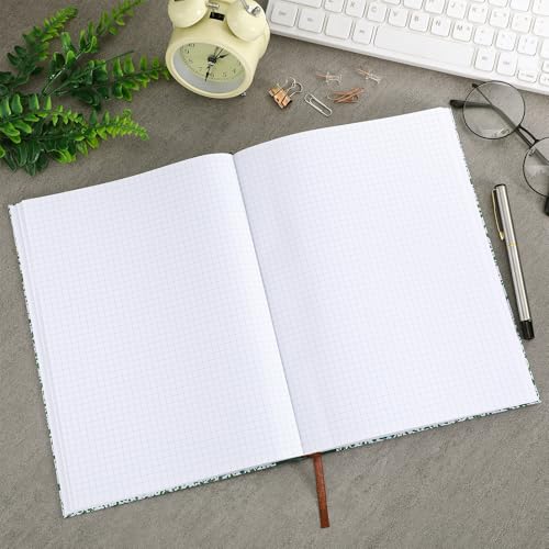 3 Pack Laboratory Notebook 5 x 5 Quad Ruled, Marble Cover - color: Green