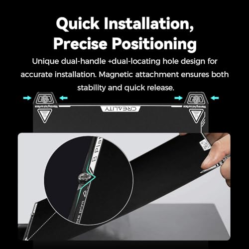 Creality K1 Max Build Plate 315x310mm Epoxy Resin Coating Spring Steel Magnetic Bed Plate for K1 Max Creality 3D Printer Build Sheet for K1 Max & K2 Pro & Ender 3 V3 Plus (No Magnetic Sheet) - style: K1 Max EP Plate