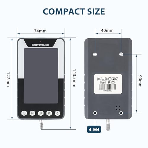 1000N Digital Force Gauge Push Pull Meter with USB Output