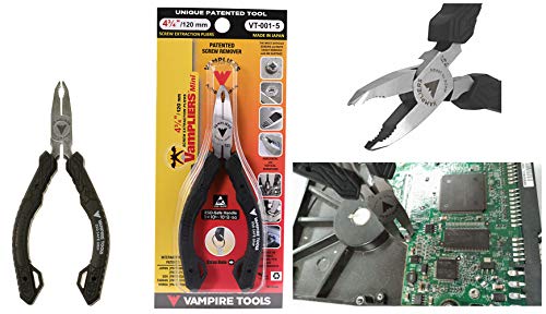 VAMPLIERS 4-PC 5" Precision Mini Pliers Set, ESD Safe, Made in Japan - style: 4-Piece 5" Precision Pliers Set