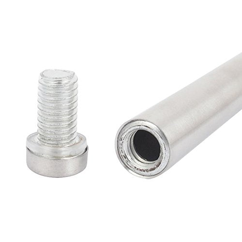 Stainless Steel Wall Mount Glass Standoff Holder Screw Nails Advertising Nails 12 Pcs (12x100mm) - size: 12x100mm