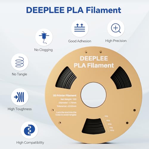 PLA 1.75mm 3D Printer Filament, 1kg Beige - color: 1*beige