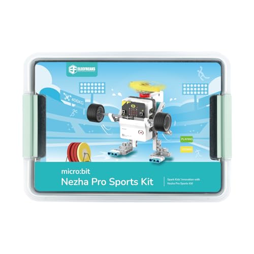 ELECFREAKS Micro:bit Sport Kit with Nezha Pro Expansion Board 11+ Learning Projects,microbit Planet X Sensors Starter Kit with Closed Loop Motor(Without Micro:bit) - size: micro:bit Nezha Pro Sport Kit